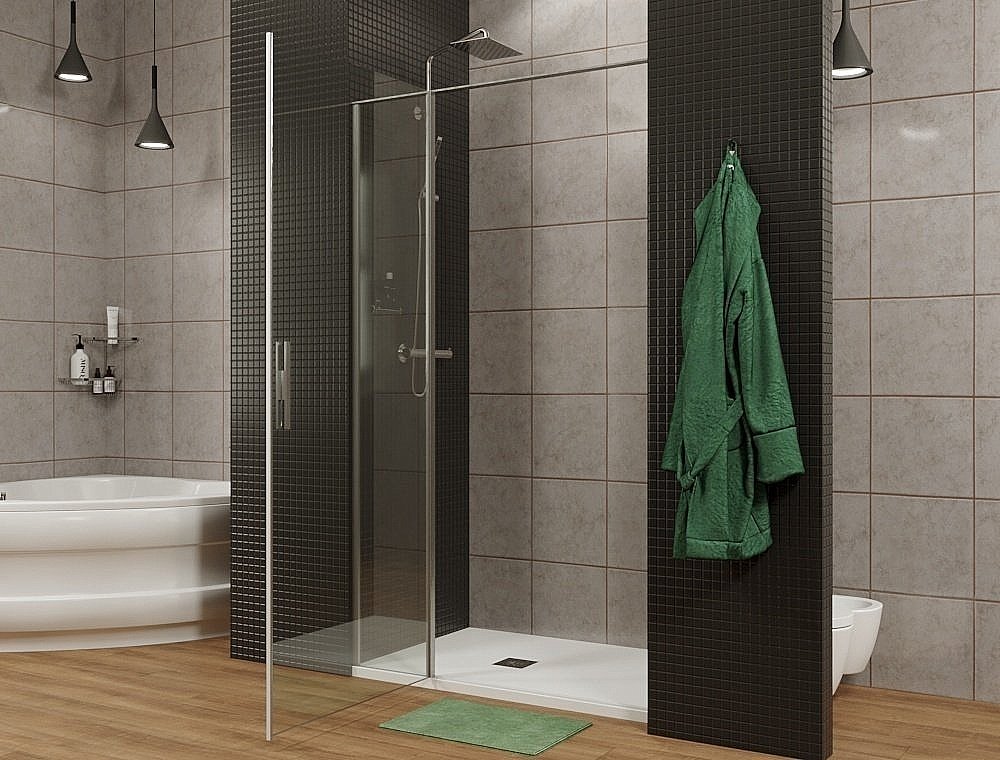 Душевая дверь Allen Brau Priority 140 Серебро купить в интернет-магазине Sanbest