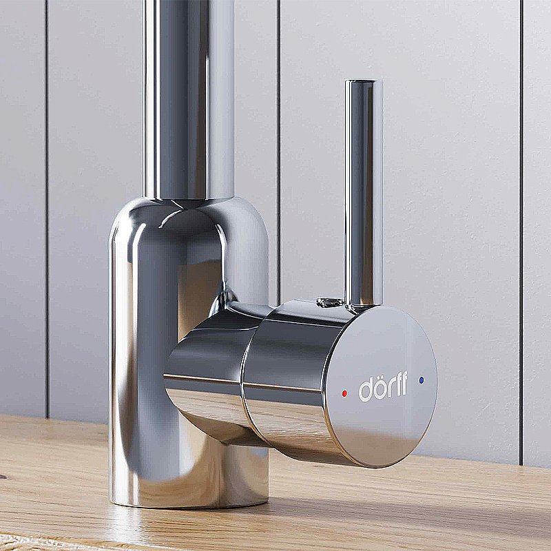 Смеситель для кухни Dorff Logic D3007000 хром купить в интернет-магазине сантехники Sanbest