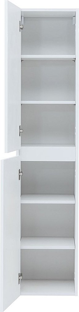 Пенал Aquanet Вега 35 белый глянец для ванной в интернет-магазине сантехники Sanbest