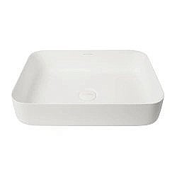 Раковина накладная Montebianco LORETO LUNGO 12017 белая матовая купить в интернет-магазине Sanbest