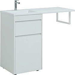 Тумба для раковины Aquanet Токио 239290 120 белый купить в интернет-магазине сантехники Sanbest