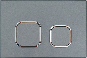 Кнопка смыва Allen Brau EVO O 9.2EV02.GR графит купить в интернет-магазине сантехники Sanbest