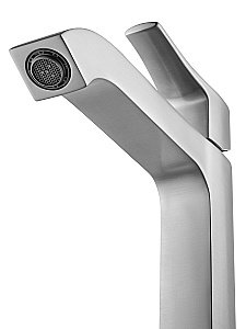 Смеситель для раковины высокий WONZON & WOGHAND FLEX, Брашированный никель (WW-88019072-BN) купить в интернет-магазине сантехники Sanbest