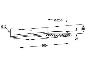 Верхний душ Kludi A-QA 648809100 купить в интернет-магазине сантехники Sanbest