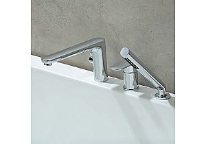 Смеситель на борт ванны Aquatek Ника AQ1848CR хром купить в интернет-магазине сантехники Sanbest