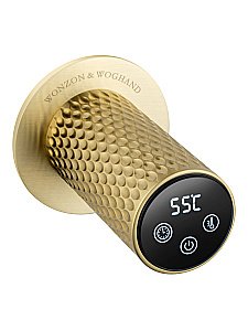 Полотенцесушитель электрический встраиваемый WONZON & WOGHAND MÜNCHEN, Брашированное золото (WW-A354-BG) купить в интернет-магазине сантехники Sanbest