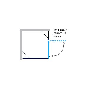 Душевой уголок Koller Pool Watrfall Line AC9E 90x90 прозрачный купить в интернет-магазине Sanbest