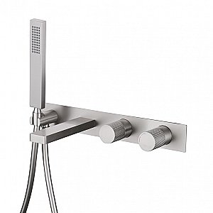 Смеситель для ванны ABBER Rund AF8730SP сатин купить в интернет-магазине сантехники Sanbest