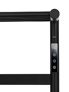 Полотенцесушитель электрический WONZON & WOGHAND ESSEN, Черный матовый (WW-A403-MB) купить в интернет-магазине сантехники Sanbest