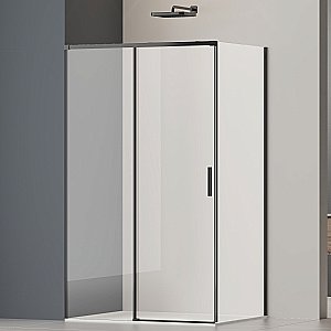 Душевой уголок Vincea Soft 2 120х90 VSR-3SO29012CLB стекло прозрачное/профиль черный купить в интернет-магазине Sanbest