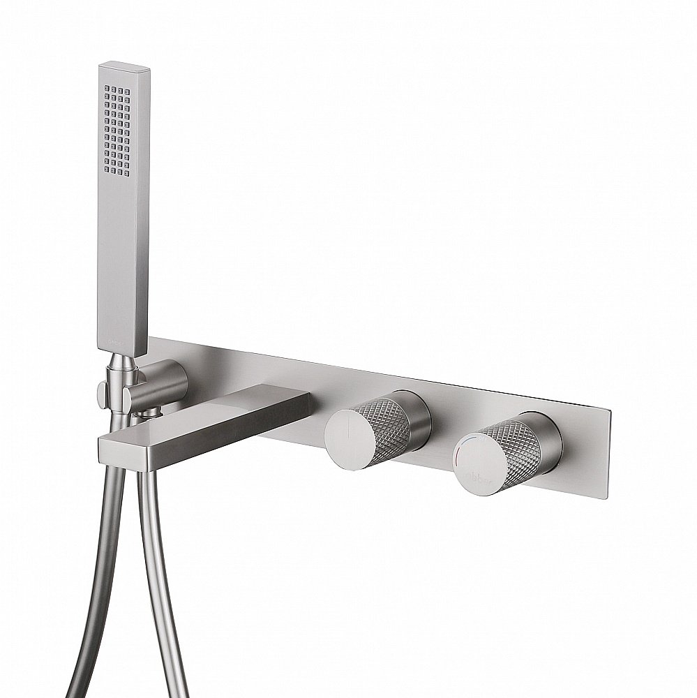 Смеситель для ванны ABBER Rund AF8730SP сатин купить в интернет-магазине сантехники Sanbest