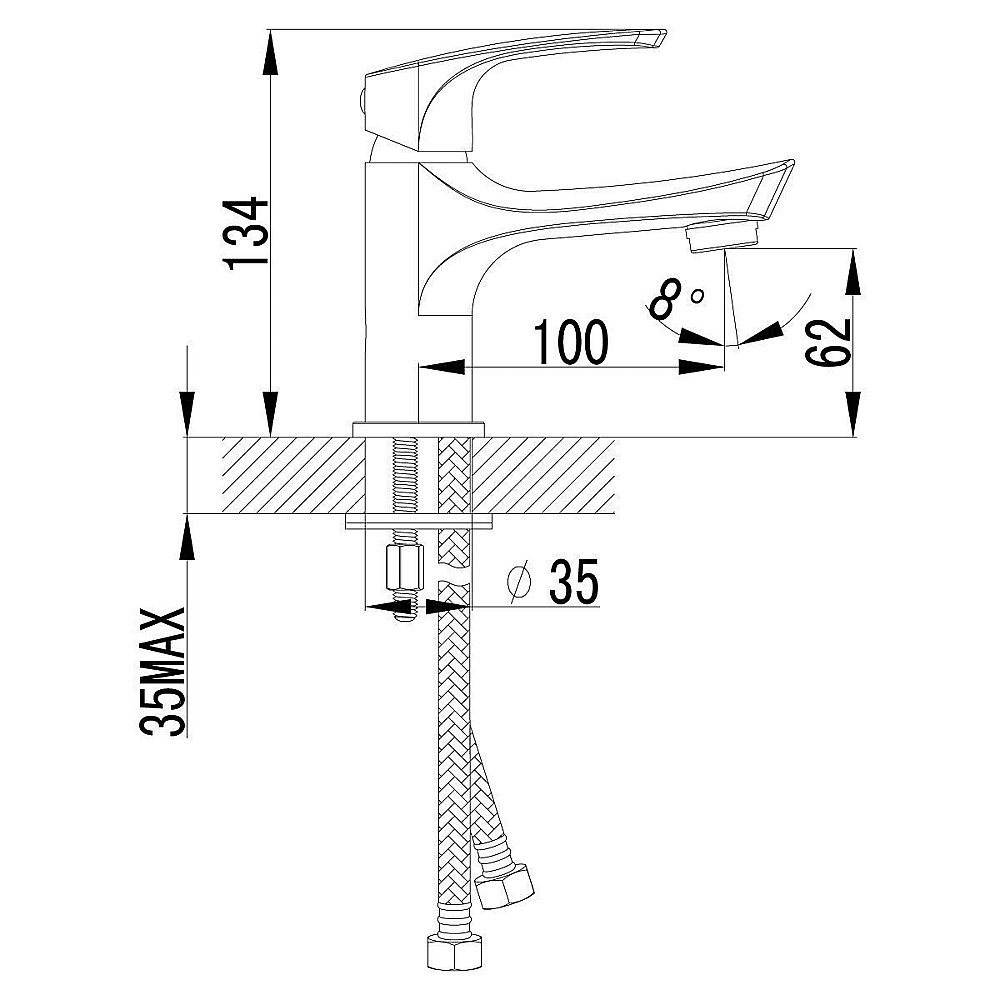 Смеситель для раковины Lemark Plus Shape LM1706C купить в интернет-магазине сантехники Sanbest
