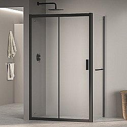 Душевой уголок RGW Passage PA-76-1B (PA-016B + Z-060-2B) 160x100 стекло прозрачное/профиль черный купить в интернет-магазине Sanbest