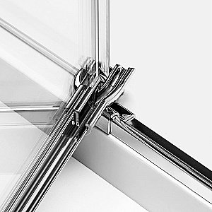 Душевой уголок NEW TRENDY AVEXA EXK-1534 110х120 стекло прозрачное/профиль хром купить в интернет-магазине Sanbest