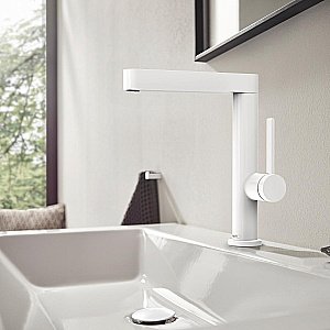 Смеситель для раковины Hansgrohe Finoris 76060700 белый матовый купить в интернет-магазине сантехники Sanbest