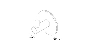 Крючок FIXSEN EQUIPMENT FX-558A купить в интернет-магазине сантехники Sanbest