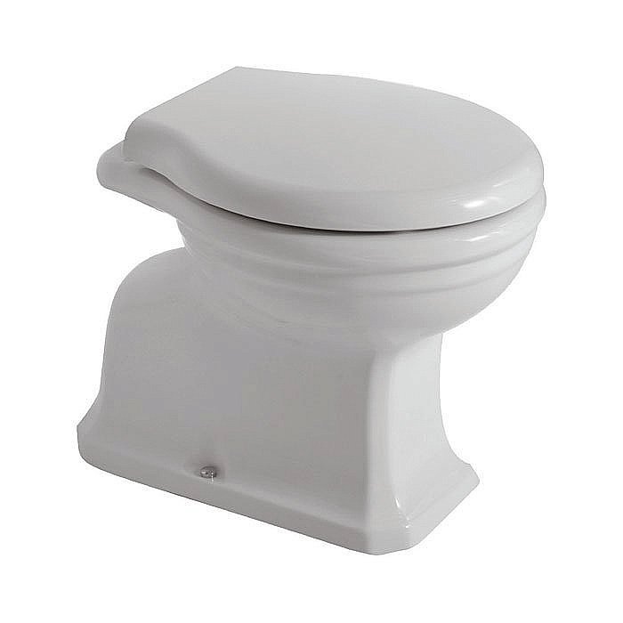 Унитаз приставной GLOBO Paestum PA002.BI купить в интернет-магазине Sanbest