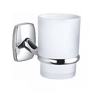 Стакан для зубных щеток с держателем WONZON & WOGHAND PORTO, Хром (WW-1101) купить в интернет-магазине сантехники Sanbest