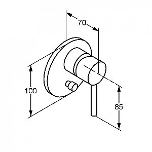Душевая система Kludi Bozz 386310576 хром купить в интернет-магазине сантехники Sanbest