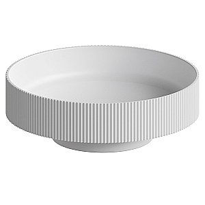 Раковина с пьедесталом Armadi Art SOLE Corian 40 белая матовая/DELMAR купить в интернет-магазине Sanbest