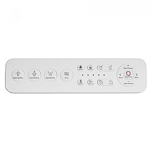 Унитаз-биде подвесной Abber Bequem AC1119S электронный, импульсный смыв, с крышкой микролифт белый купить в интернет-магазине Sanbest