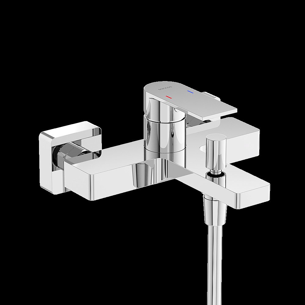 Смеситель для ванны и душа Sancos Studio SC9018CH хром купить в интернет-магазине сантехники Sanbest