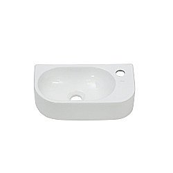 Раковина Melana 78204 78204L-805 белая купить в интернет-магазине Sanbest