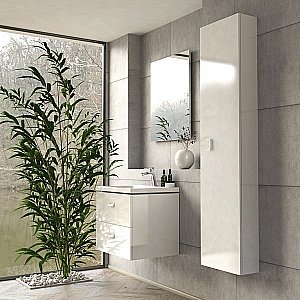 Шкаф подвесной Ravak COMFORT X000001382 40 белый для ванной в интернет-магазине сантехники Sanbest