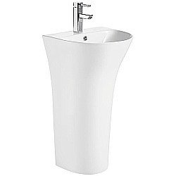 Раковина WeltWasser WW Leerbach 4842 GL-WT 10000013332 белая купить в интернет-магазине Sanbest