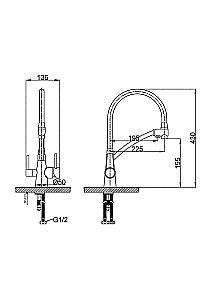 Смеситель для кухни Lemark Comfort LM3071C серый купить в интернет-магазине сантехники Sanbest