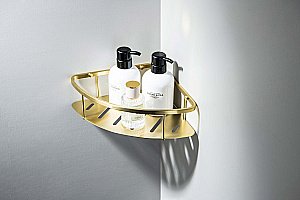 Полка Aquatek AQ4926BG 21,8х21,8 золото шлифованное купить в интернет-магазине сантехники Sanbest