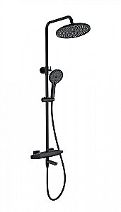 Душевая система с термостатом WONZON & WOGHAND NEO, Черный матовый (WW-B3035-A2-MB) купить в интернет-магазине сантехники Sanbest