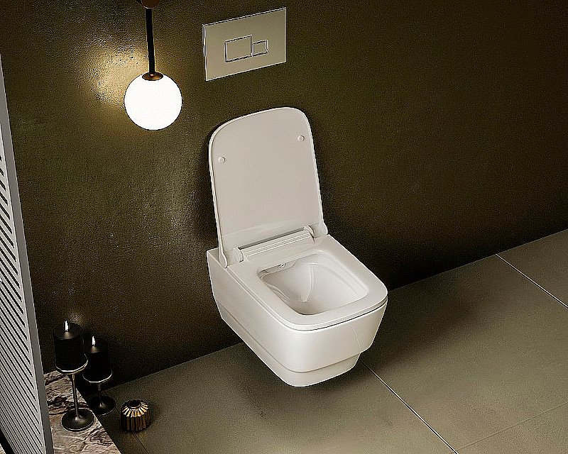 Унитаз Boheme Bello 971-MW белый матовый, безободковый купить в интернет-магазине Sanbest