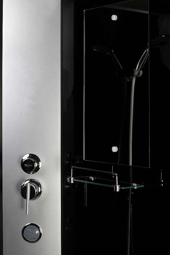 Душевая кабина Niagara Classic NG-2507-14BKTG 80х80 с гидромассажем купить в интернет-магазине Sanbest