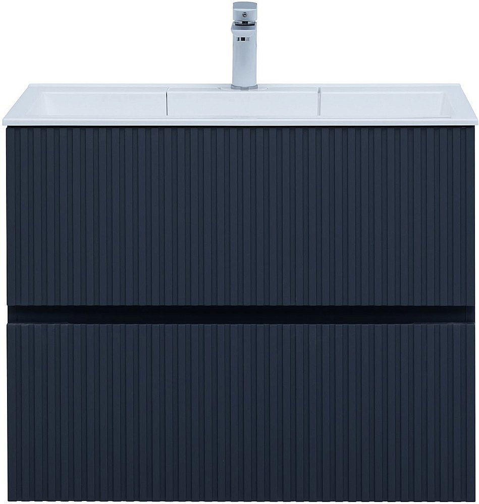 Тумба с раковиной Aquanet Джейн 80 маренго для ванной в интернет-магазине Sanbest