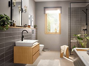 Смеситель для раковины Hansgrohe Rebris E 72576670 купить в интернет-магазине сантехники Sanbest