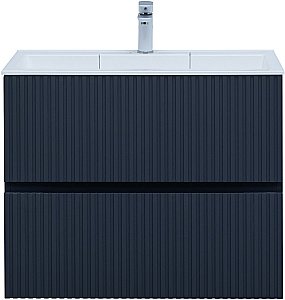 Тумба с раковиной Aquanet Джейн 80 маренго для ванной в интернет-магазине Sanbest