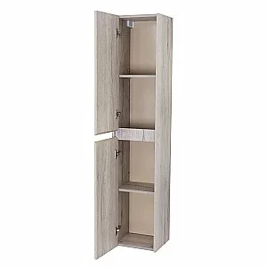 Пенал подвесной BelBagno KRAFT 2A SC 33 Rovere Galifax Bianco для ванной в интернет-магазине сантехники Sanbest