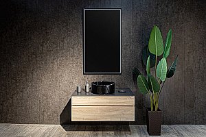 Зеркало с подсветкой ART&MAX Aversa AM-Ave-700-1200-DS-F в ванную от интернет-магазине сантехники Sanbest