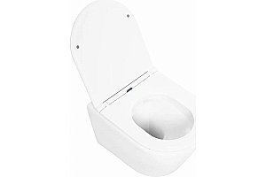 Унитаз подвесной BelBagno TRE BB8001CHR/SC безободковый, с крышкой микролифт купить в интернет-магазине Sanbest