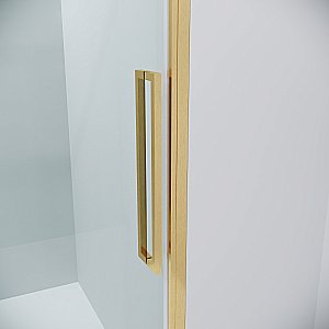 Душевой уголок Grossman Cosmo 120.K33.02.1280.32.00 120x80 стекло прозрачное/профиль золото сатин купить в интернет-магазине Sanbest