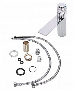 Смеситель для раковины Orange PUSH M01-021cr хром купить в интернет-магазине сантехники Sanbest