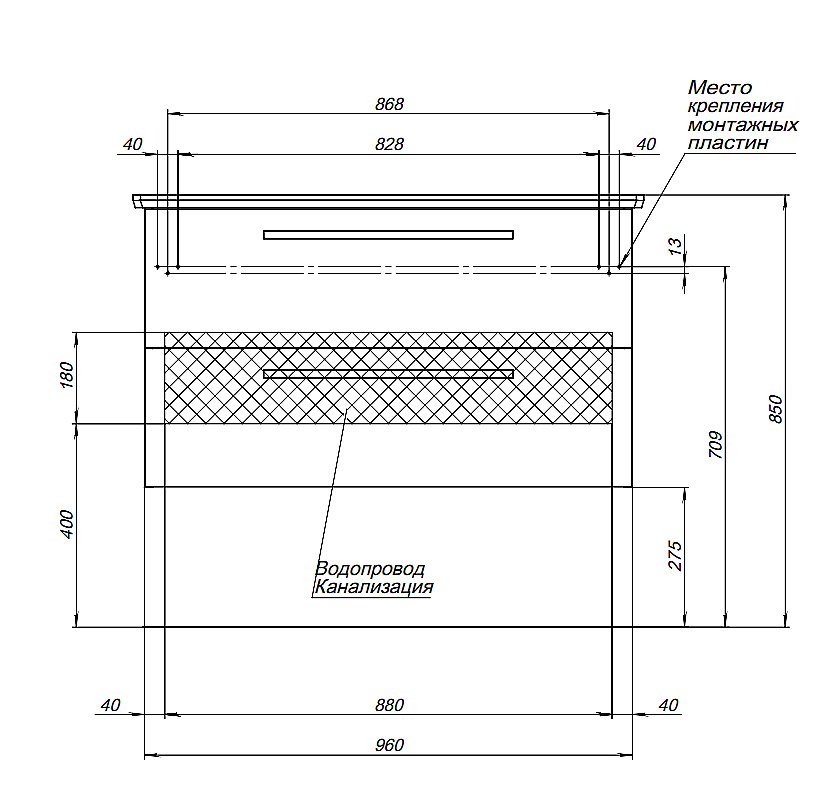 Тумба с раковиной Dreja Gio 100 белый для ванной в интернет-магазине Sanbest