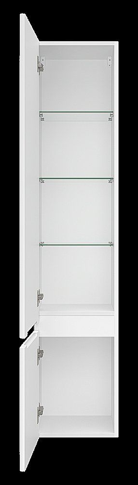 Пенал подвесной Misty Victory 35 VIC-05035-010L белый левый для ванной в интернет-магазине сантехники Sanbest