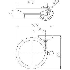 Мыльница PAINI Duomo 88CR021BICER хром купить в интернет-магазине сантехники Sanbest