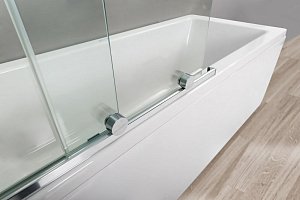 Шторка для ванны Cezares Stream VFS-11 100 C купить в интернет-магазине Sanbest