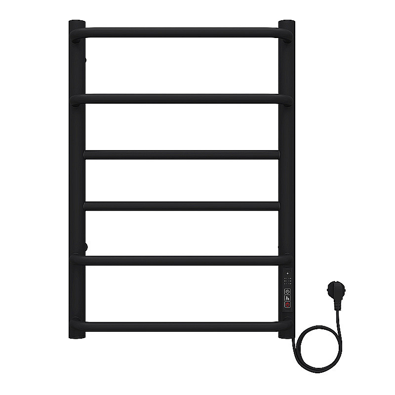 Полотенцесушитель электрический Azario MILAN П6 400х600 AZ90846B черный купить в интернет-магазине сантехники Sanbest