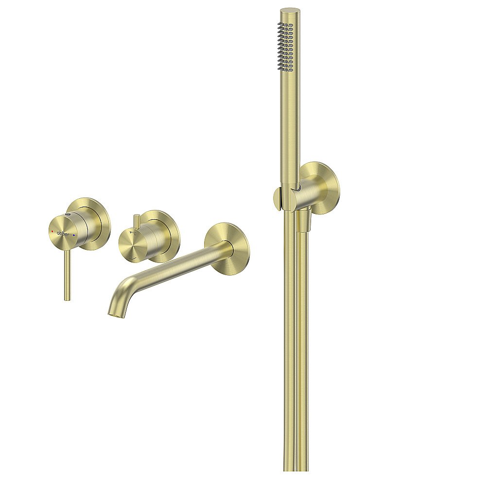 Смеситель для ванны Abber Wasser Kreis 316 AF8130BG брашированное золото купить в интернет-магазине сантехники Sanbest