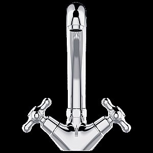 Смеситель для кухни Elghansa Retro chrome 5902754 хром купить в интернет-магазине сантехники Sanbest