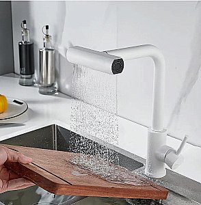 Смеситель для кухни Boch Mann Sophia BM10431 белый матовый купить в интернет-магазине сантехники Sanbest